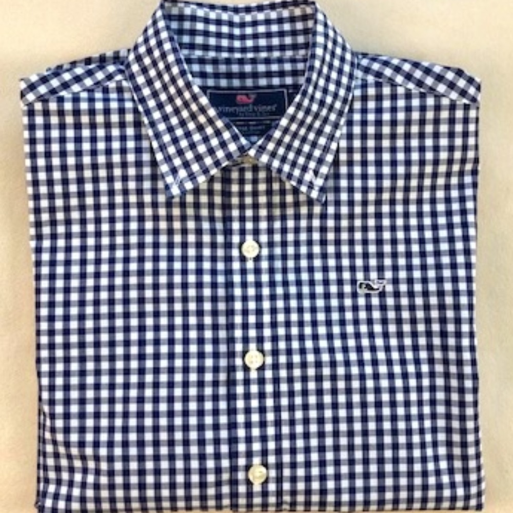💥Host Pick💥 Vineyard Vines Whale Shirt Long Sleeve Size L(16/18)